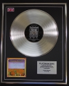 HAWKWIND/LTD EDITION CD PLATINUM DISC/RECORD/HAWKWIND