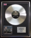 IRON MAIDEN/LTD EDITION CD PLATINUM DISC/RECORD/A MATTER OF LIFE AND DEATH