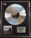 JOHNNY CASH/LTD EDITION CD PLATINUM DISC/RECORD/I WALK THE LINE