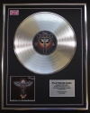 JUDAS PRIEST/LTD EDITION CD PLATINUM DISC/RECORD/ANGEL OF RETRIBUTION