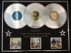 OASIS/TRIPLE PLATINUM ALBUM DISPLAY/DEFINITELY MAYBE + WHAT'S THE STORY?+ BE HERE NOW