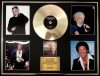 TOM JONES/GIGANTIC CD GOLD DISC & PHOTO DISPLAY/LTD. EDITION/REDISCOVERED
