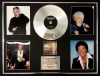 TOM JONES/GIGANTIC CD PLATINUM DISC & PHOTO DISPLAY/LTD. EDITION/GREATEST HITS