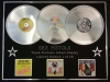 SEX PISTOLS/TRIPLE PLATINUM ALBUM DISPLAY/NEVER MIND THE BOLLOCKS + FLOGGING A DEAD HORSE + KISS THI