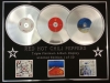 RED HOT CHILI PEPPERS/TRIPLE PLATINUM ALBUM DISPLAY/BLOOD SUGAR SEX MAGIC + CALIFORNICATION + BY THE