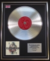 KASABIAN/LTD EDITION CD PLATINUM DISC/RECORD/EMPIRE