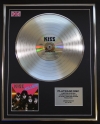 KISS/LTD EDITION CD PLATINUM DISC/RECORD/KILLERS