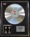 KISS/LTD EDITION CD PLATINUM DISC/RECORD/DYNASTY