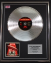 LED ZEPPELIN/LTD EDITION CD PLATINUM DISC/RECORD/MOTHERSHIP