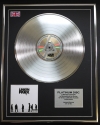 LINKIN PARK/LTD EDITION CD PLATINUM DISC/RECORD/MINUTES TO MIDNIGHT