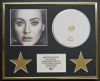 ADELE/CD DISPLAY/LIMITED EDITION/COA/25