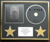 DAVID BOWIE/CD DISPLAY/LIMITED EDITION/COA/BLACKSTAR
