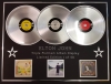 ELTON JOHN/TRIPLE PLATINUM ALBUM DISPLAY/GOODBYE YELLOW BRICK ROAD + A SINGLE MAN + THE ONE/COA