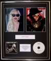 LADY GAGA/CD & DOUBLE PHOTO DISPLAY/LTD EDITION/ALBUM BORN THIS WAY