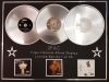 2PAC/TRIPLE PLATINUM ALBUM DISPLAY/R U STILL DOWN? + UNTIL THE END OF TIME + LOYAL TO THE GAME/COA