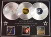 NICKELBACK/TRIPLE PLATINUM ALBUM DISPLAY/CURB + THE STATE + SILVER SIDE UP/COA