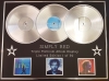 SIMPLY RED/TRIPLE PLATINUM ALBUM DISPLAY/LIFE + BLUE + HOME/COA