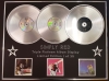 SIMPLY RED/TRIPLE PLATINUM ALBUM DISPLAY/PICTURE BOOK + A NEW FLAME + STARS/COA