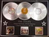 THE DOORS/TRIPLE PLATINUM ALBUM DISPLAY/THE DOORS + WAITING FOR THE SUN + L A WOMAN/COA