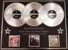 WHITESNAKE/TRIPLE PLATINUM ALBUM DISPLAY/LOVE HUNTER + READY AN' WILLING + COME AN' GET IT/COA