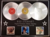 ROD STEWART/TRIPLE PLATINUM ALBUM DISPLAY/EVERY PICTURE TELLS A STORY + BLONDES HAVE MORE FUN + WHEN
