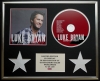 LUKE BRYAN/CD DISPLAY/LIMITED EDITION/COA/CRASH MY PARTY