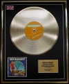 NO DOUBT/LTD. EDITION CD GOLD DISC/RECORD/TRAGIC KINGDOM