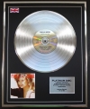 PAULA ABDUL/LTD EDITION CD PLATINUM DISC/RECORD/FOREVER YOUR GIRL