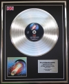 JOURNEY/LTD EDITION CD PLATINUM DISC/RECORD/ESCAPE