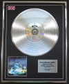 AZIA/LTD EDITION CD PLATINUM DISC/RECORD/AZIA