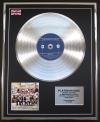 MUMFORD & SONS/LTD EDITION CD PLATINUM DISC/RECORD/BABEL