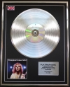 PETER FRAMPTON/LTD EDITION CD PLATINUM DISC/RECORD/FRAMPTON COMES ALIVE