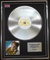 CILLA/LTD EDITION CD PLATINUM DISC/RECORD/IN THE 60S