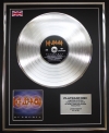 DEF LEPPARD/LTD EDITION CD PLATINUM DISC/RECORD/EUPHORIA