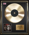 SLIPKNOT/LTD. EDITION CD GOLD DISC/RECORD/5: THE GRAY CHAPTER
