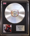 THE CARS/LTD EDITION CD PLATINUM DISC/RECORD/GREATEST HITS