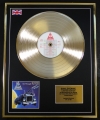 DEF LEPPARD/LTD. EDITION CD GOLD DISC/RECORD/ON THROUGH THE NIGHT