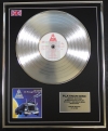 DEF LEPPARD/LTD EDITION CD PLATINUM DISC/RECORD/ON THROUGH THE NIGHT