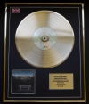 MUMFORD & SONS/LTD. EDITION CD GOLD DISC/RECORD/WILDER MIND
