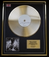 JUSTIN BIEBER/LTD. EDITION CD GOLD DISC/RECORD/PURPOSE