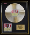 OLLY MURS/LTD. EDITION CD GOLD DISC/RECORD/NEVER BEEN BETTER
