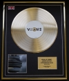 DRAKE/LTD. EDITION CD GOLD DISC/RECORD/VIEWS