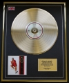 BRUNO MARS/LTD. EDITION CD GOLD DISC/RECORD/24K MAGIC