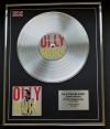 OLLY MURS/LTD EDITION CD PLATINUM DISC/RECORD/NEVER BEEN BETTER