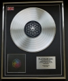 COLDPLAY/LTD EDITION CD PLATINUM DISC/RECORD/A HEAD FULL OF DREAMS