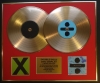 ED SHEERAN/DOUBLE CD GOLD DISC DISPLAY/LTD. EDITION/COA/X & DIVIDE