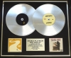 BRUNO MARS/Double Platinum Disc Record Display Ltd Edition DOO-WOPS & HOOLIGAN & UNORTHODOX JUKEBOX