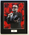 GEORGE MICHAEL (2)/FRAMED PHOTO