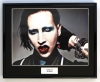 MARILYN MANSON/FRAMED PHOTO