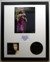 CELINE DION/PHOTO & CD DISPLAY LTD. EDITION OF THE ALBUM LET'S TALK ABOUT LOVE
